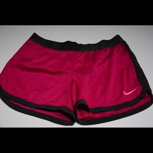 NIKE Pink Mesh Running Shorts